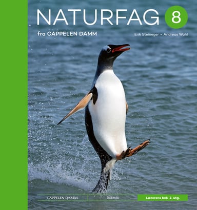 Omslag av "Naturfag 8 fra Cappelen Damm Lærerens bok 2. utg."