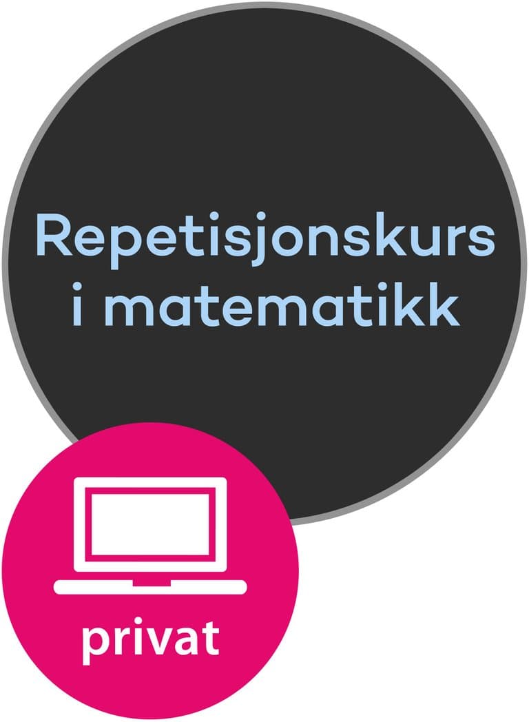Omslag Repetisjonskurs i matematikk (Digital tjeneste)