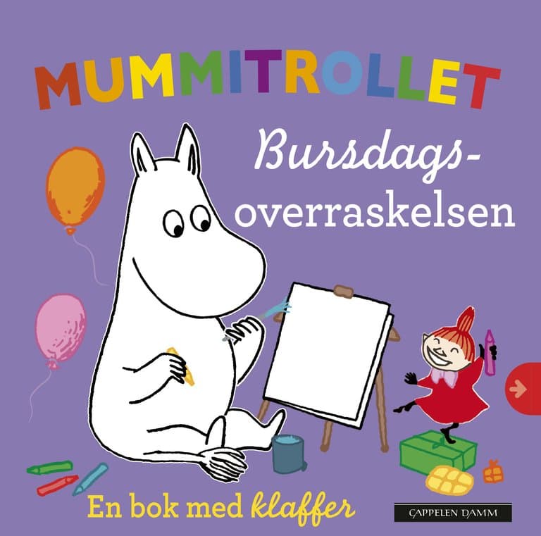 Omslag Mummitrollet: Bursdagsoverraskelsen av Tove Jansson (Pappbok)