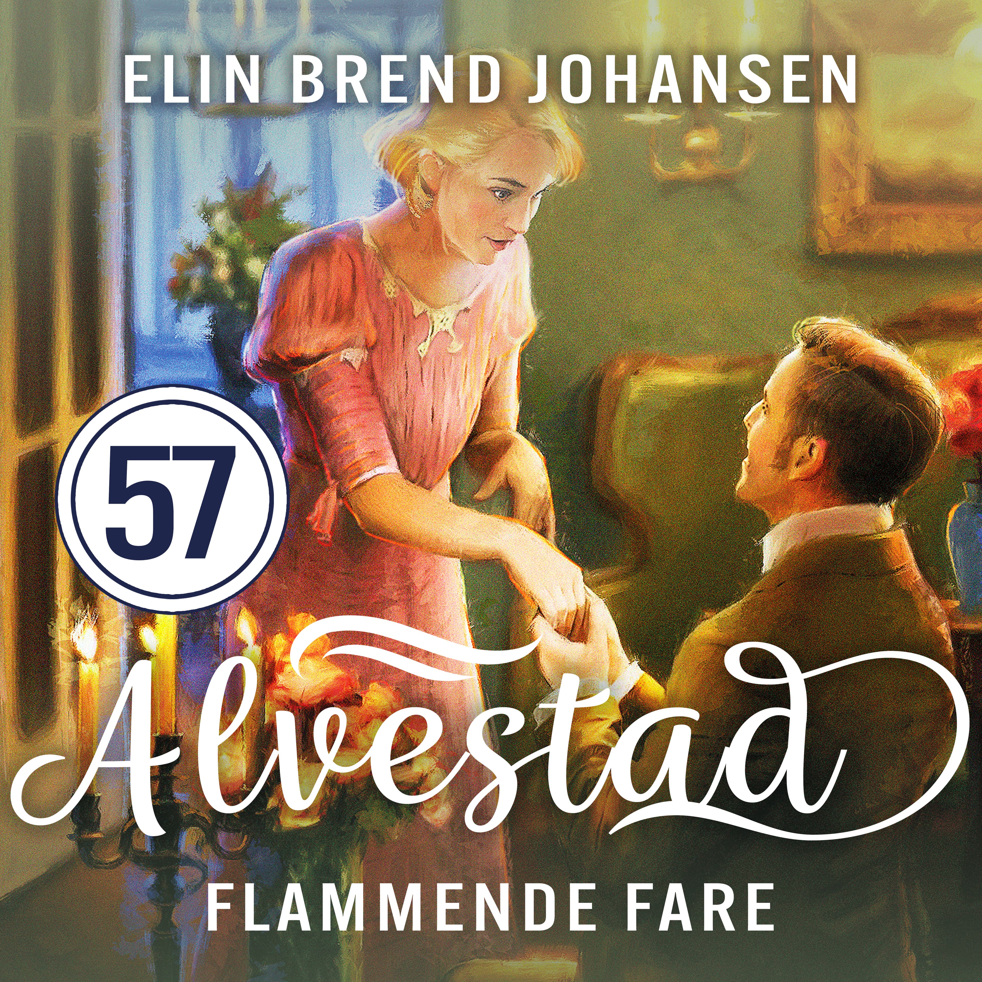 Omslag Flammende fare av Elin Brend Johansen (Lydbok)