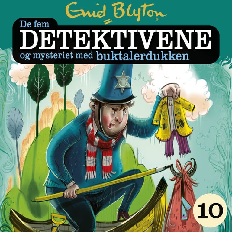 Omslag De fem detektivene og mysteriet med buktalerdukken av Enid Blyton (Lydbok)