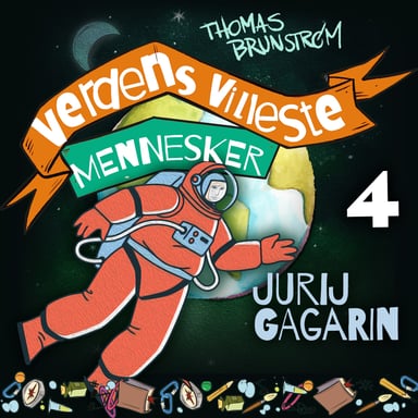Omslag av "Jurij Gagarin - det første mennesket i verdensrommet"
