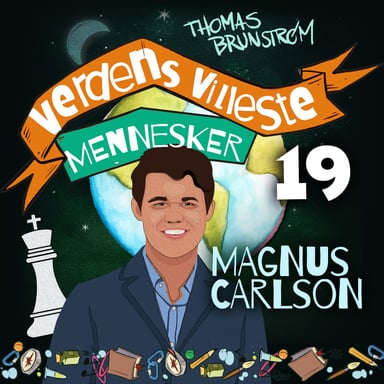 Omslag av "Magnus Carlsen - den beste sjakkspilleren gjennom tidene"