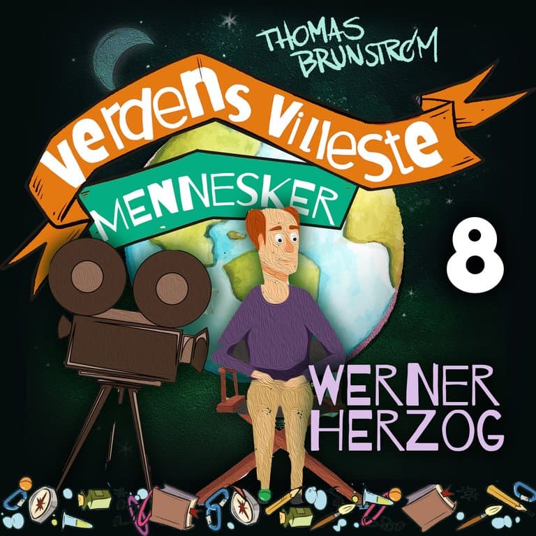 Omslag Werner Herzog - den gale filminstruktøren av Thomas Brunstrøm (Lydbok)