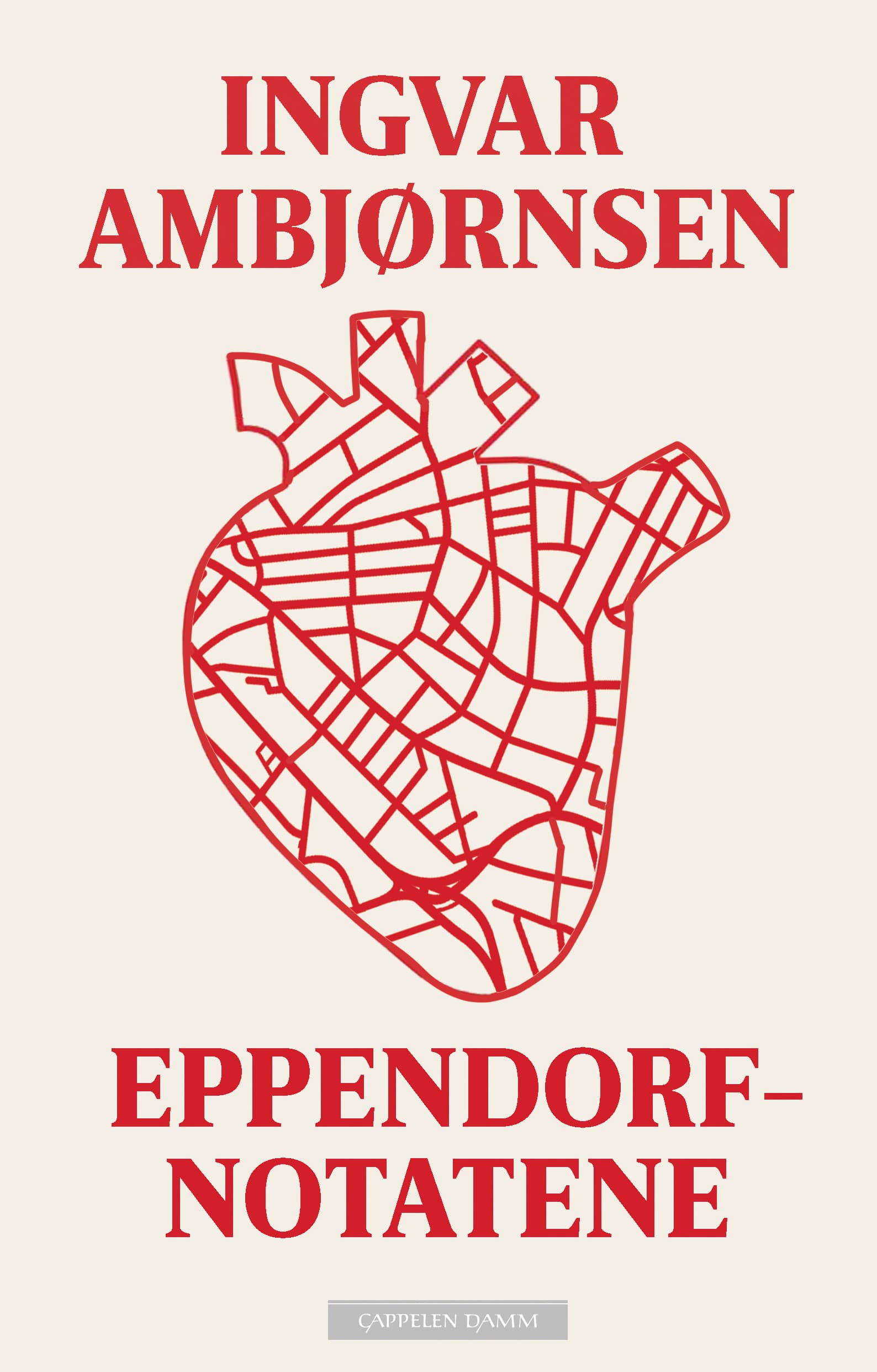 Omslag Eppendorf-notatene. Litterær dagbok av Ingvar Ambjørnsen (Ebok)