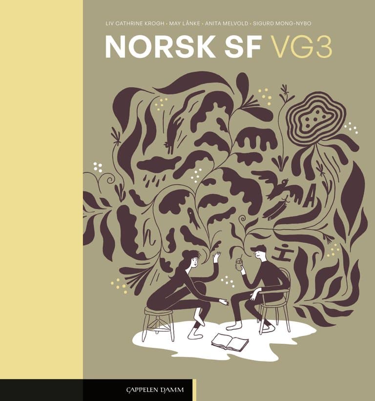 Omslag Norsk SF vg3 Lærerens bok (2027) av Liv Cathrine Krogh, Anita Melvold, May Lånke og Sigurd Mong-Nybo (Fleksibind)