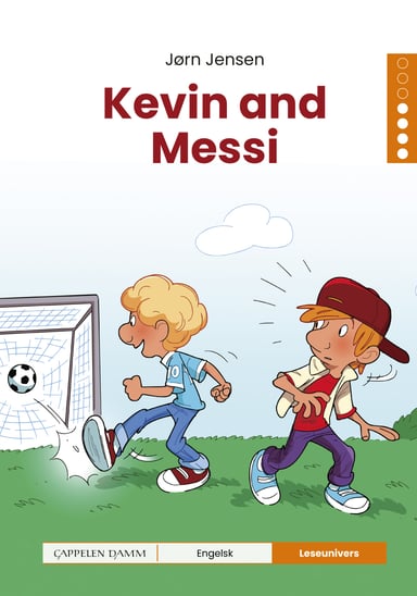 Omslag av "Leseunivers Engelsk 4: Kevin and Messi"