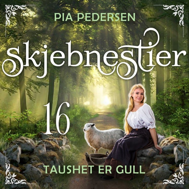 Omslag Taushet er gull av Pia Pedersen (Lydbok)