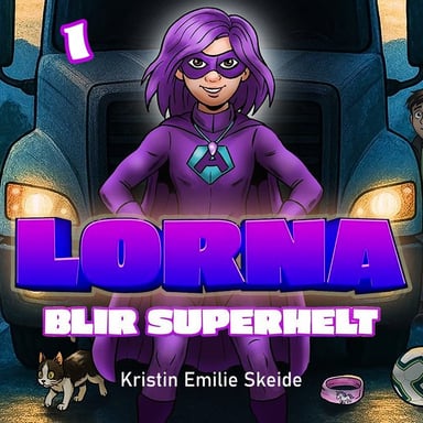 Omslag av "Lorna blir superhelt"