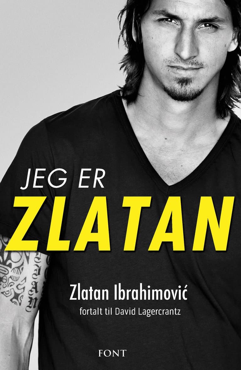 Omslag Jeg er Zlatan av Zlatan Ibrahimovic og David Lagercrantz (Innbundet)